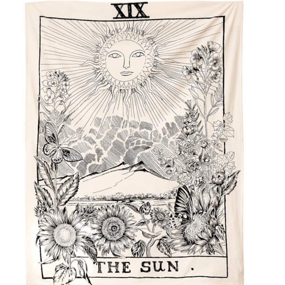 Sun Tarot Card Tapestry’s - Picture 1 of 4